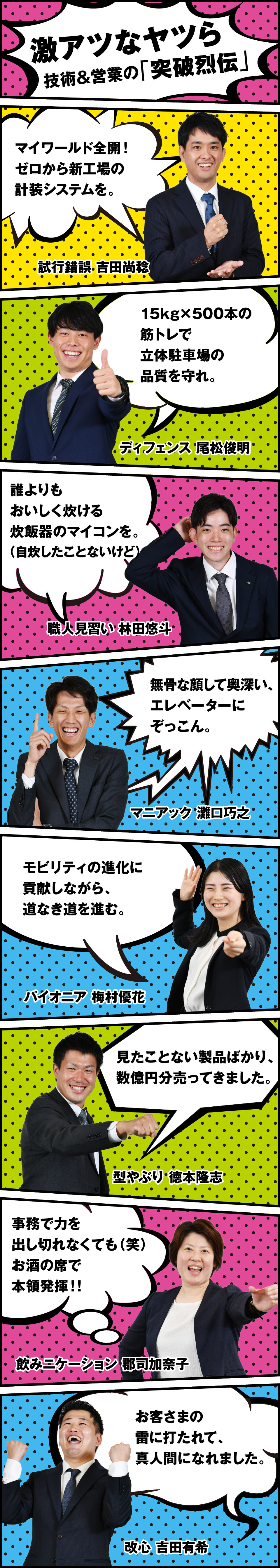 激アツなヤツら 技術＆営業の「突破烈伝」
