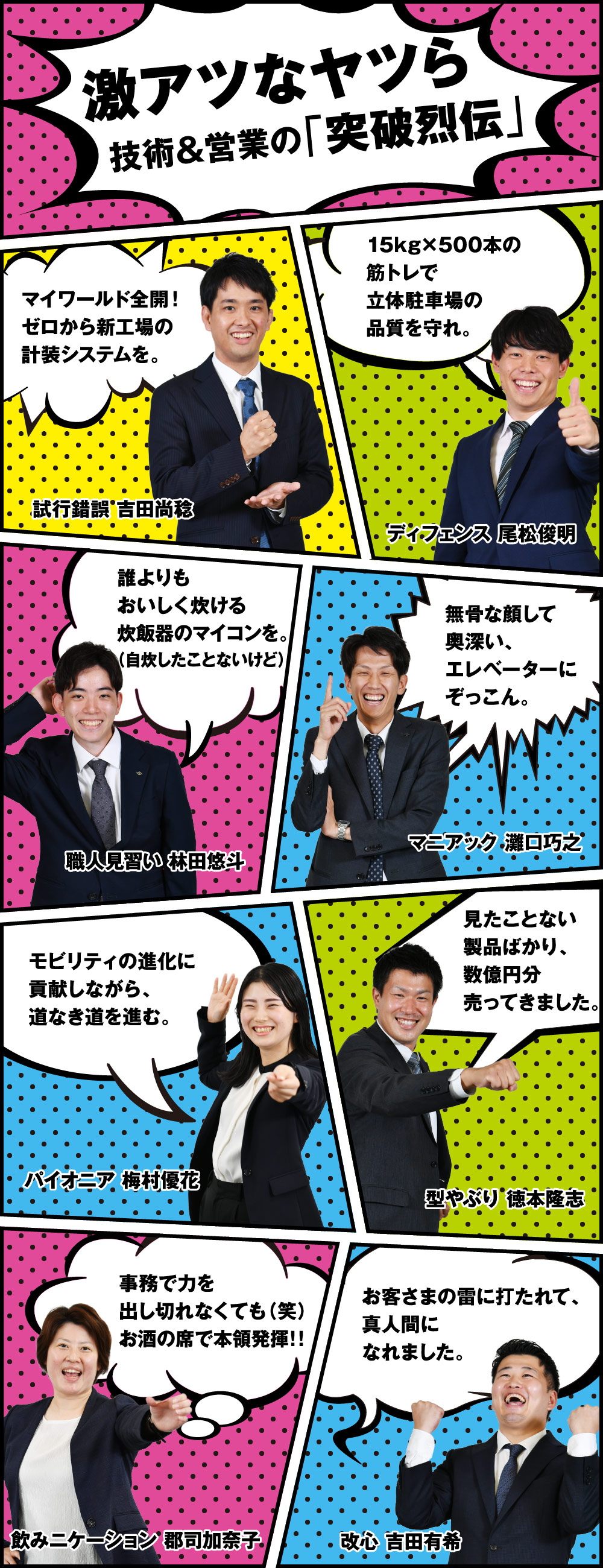 激アツなヤツら 技術＆営業の「突破烈伝」