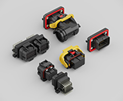 SUPERSEAL1.0 フランジ、レバーやバックシェル付コネクタ